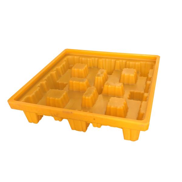 Virgin HDPE Plastic Spill Pallets 2 Drum Spill Containment Platform
