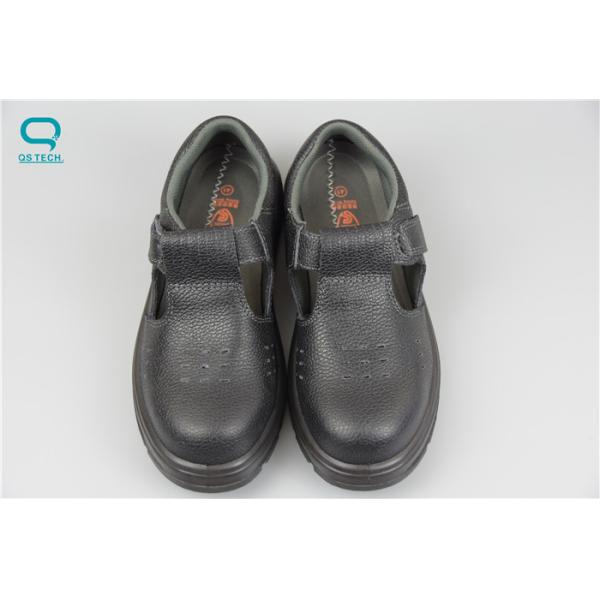 Промышленные ботинки безопасности ESD со стальными людьми пальца ноги, черным цветом