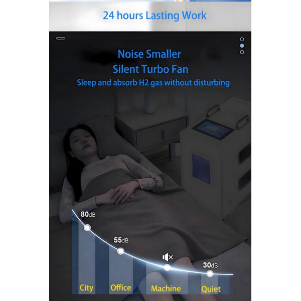 110v 220v Appareil de thérapie par inhalation d' hydrogène à domicile PEM 3000ml