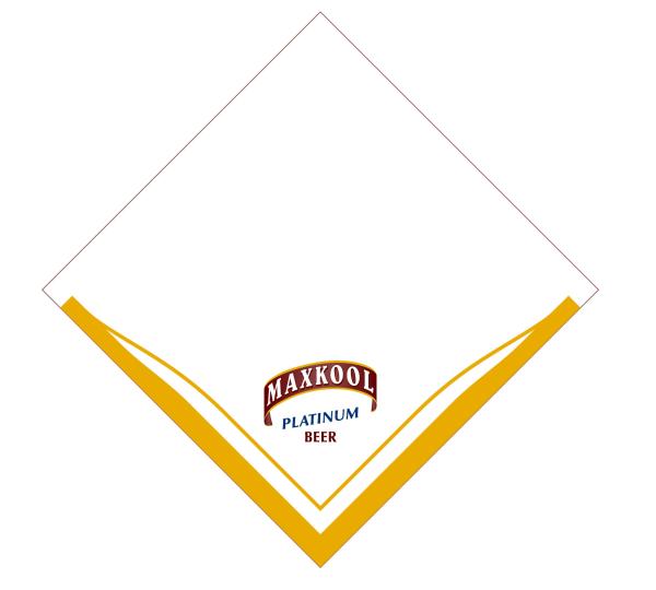 custom printed adhesive aluminum foil beer neck label 105*105 mm  beer neck labels for bottle
