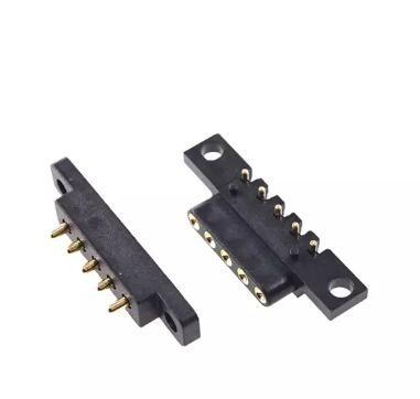 5 do passo fino do passo POGO Pin Connector Spring Loaded 2.54mm do Pin 15mm fêmea masculina