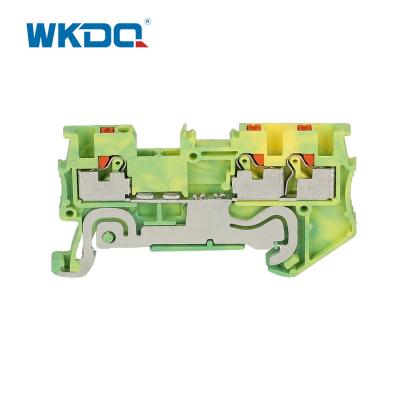 Multi - blocos amarelos e verdes do bloco de Small Wire Terminal do condutor de conector elétrico
