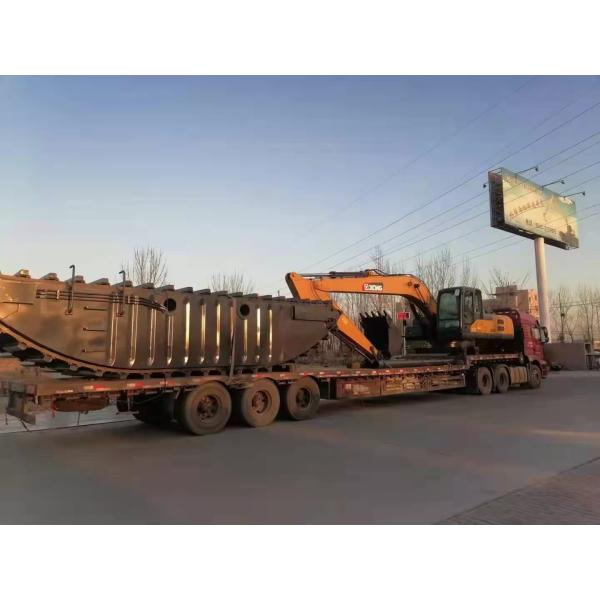 Экскаватор Q355B стальной земноводный под экипажом для драгируя реки