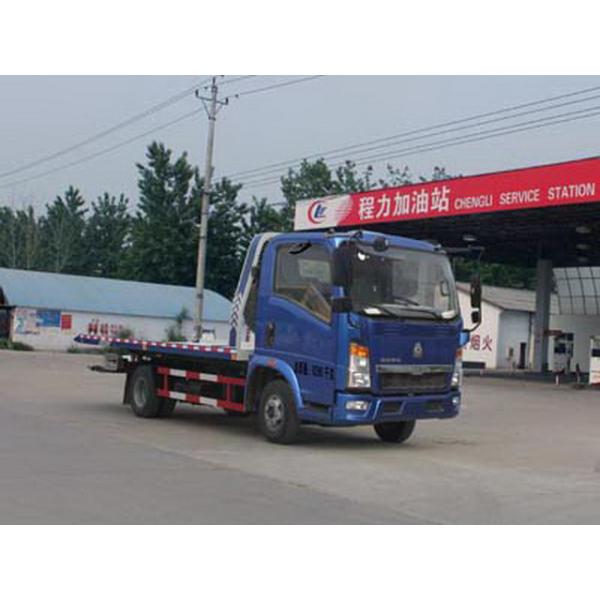 4x2 6TIRES EuroII 3-5tons Light Duty Wrecker Tow Truck For Broke Car Drag & Transfer With Cummims Engine