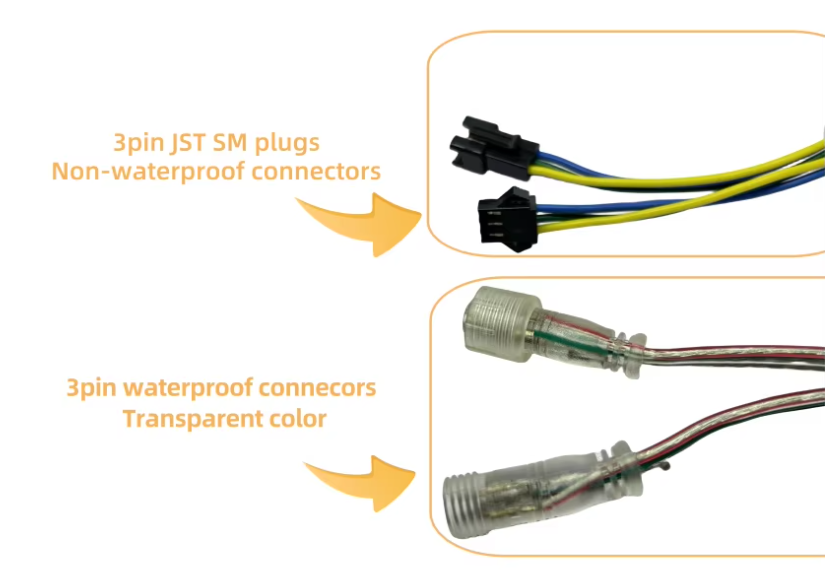 Waterproof 26mm Dc12v UCS1903/WS2811 Led Pixel Light Smart Control RGBIC Multi Color Amusement Park Decorative Lighting