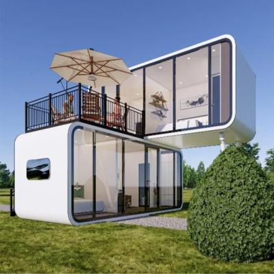 Galvanized Sheet Steel Apple Log Cabin With Metal Engraving Aluminum Alloy