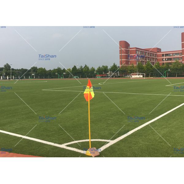 FIFA Certified 55mm Pile Height High Density Artificial Turf for Soccer Courts with Low Maintenance