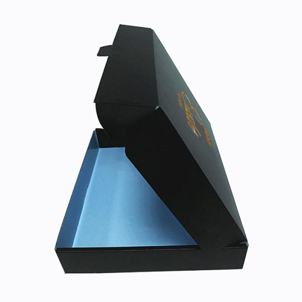 Cosmetic 300dpi 1 Piece Corrugated Mailing Boxes Gold Logo