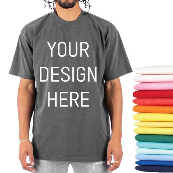 Polyester Cotton 180gsm Quick Dry Unisex T-shirt Men's Short Sleeve Solid Pullover Crewneck Sports Election Promotion