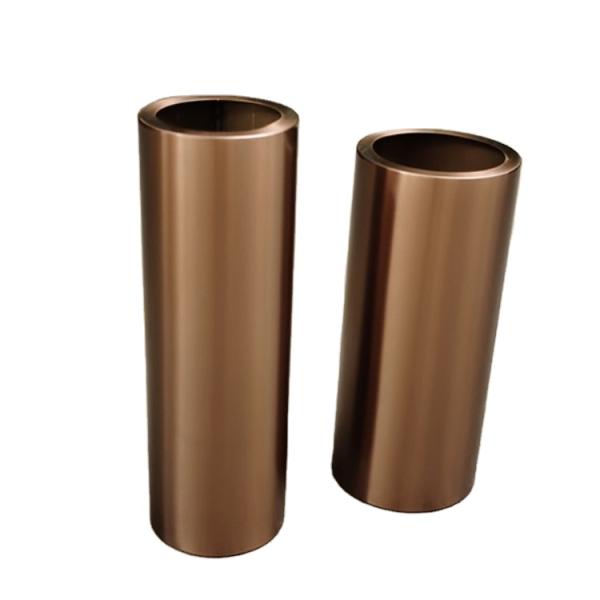 Плантатор цветка сада роскошного большого круглого цветочного горшка металла вертикальный