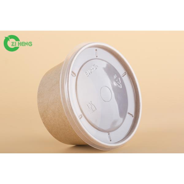 Durable 8 Oz Microwave Safe Disposable Bowls For Porridge Flexo Printing