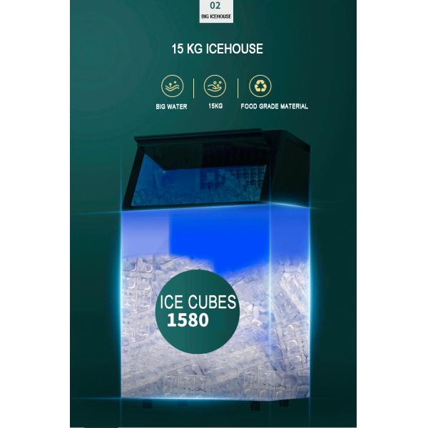 NO App-Controlled 60-100kg Home Mini Commercial Ice Maker Machine for Automatic Ice Cube Making Tap Water Or Bottled Water Input
