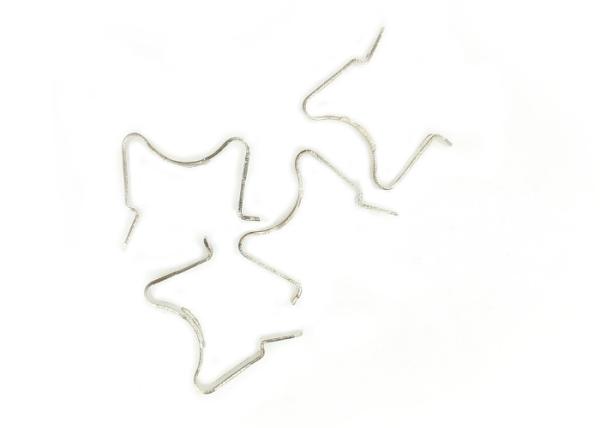 Nickel Finish Metal Stamping Parts Grey Steel Spring Battery Contacts for Electronics