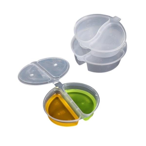 Disposable Transparent Cup with Lid Packaging Box Keep Your Spicy Sauce and Juice Fresh