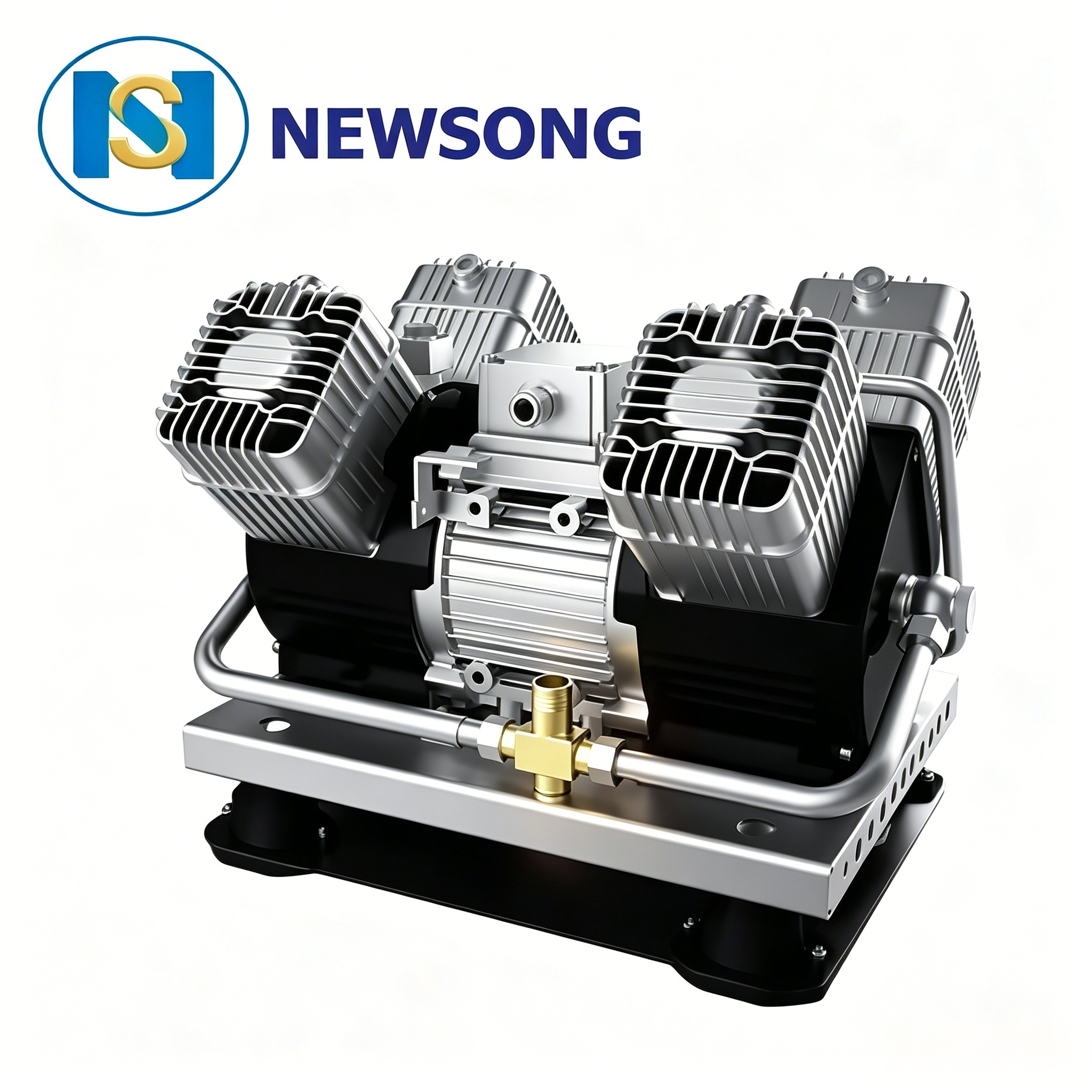 1.5/4KW 6A 11.4A 1500r/min 0.32/0.42m³/min Bus Air Compressor Machine 380V YSD