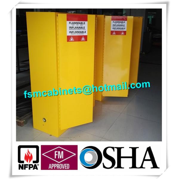 Flammable Industrial Safety Cabinet , Chemical Storage Containers For Laboratory