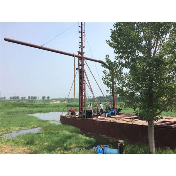 Diesel Jet Suction Dredger with 100cm Draught 5m Dredging Depth