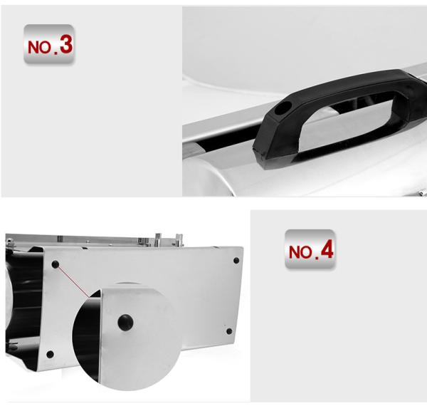 Stainless Steel Horizontal Sausage Filler Sausage Stuffing Machine 65 * 22 * 18cm