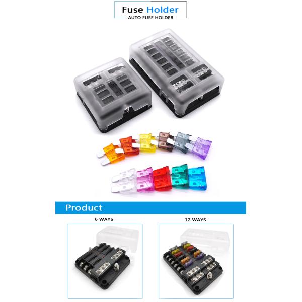 12V 32V DC Водостойкий аккумулятор для морской лодки Автомобильный аудио ANL MIDI MEGA Fuse Box Block Holder