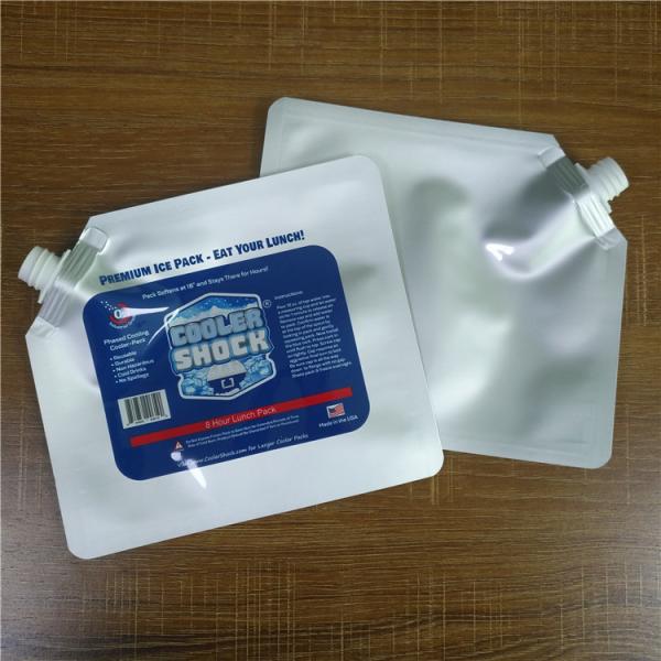 A bebida reusável levanta-se sacos biodegradáveis da especiaria do pacote do alimento do malote do zíper com bico