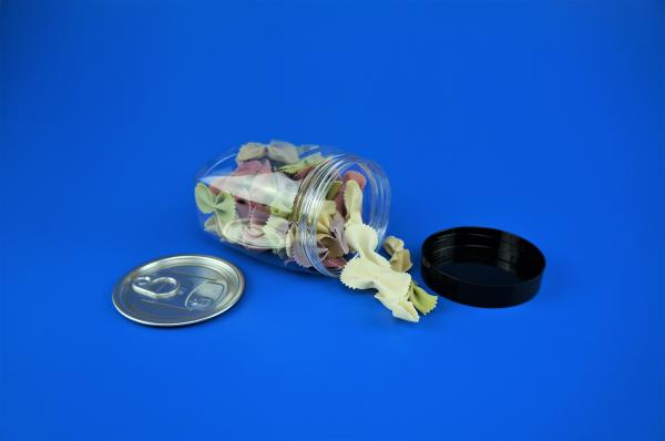 Transparent Color Plastic Storage Jars , Recycled Plastic Food Containers