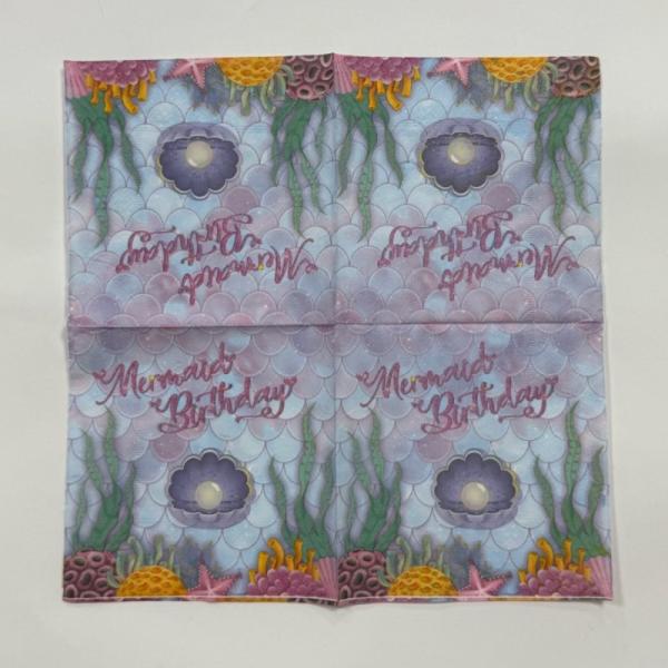 20gsm Paper Cocktail Napkins Soft Beverage Paper Napkins For Parties