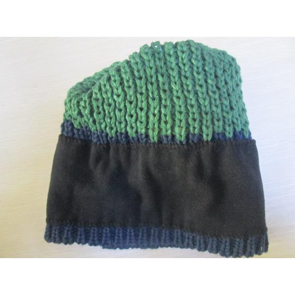 Fure ball Hat with Acrylic yarn for Ladies Warmer--Fade Fure Hat