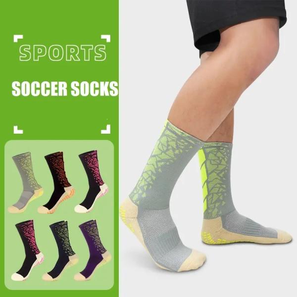 Spring Season Custom Anti-Slip Printing Cotton Work Socks with Standard Thickness