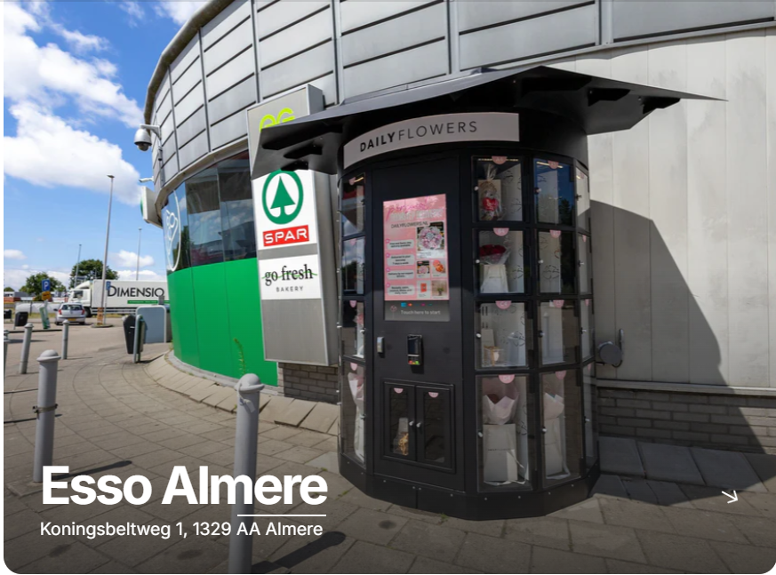 WEIMI Out Door Flower Vending Machine with Smart Cooling, Touch Screen & Inventory Management