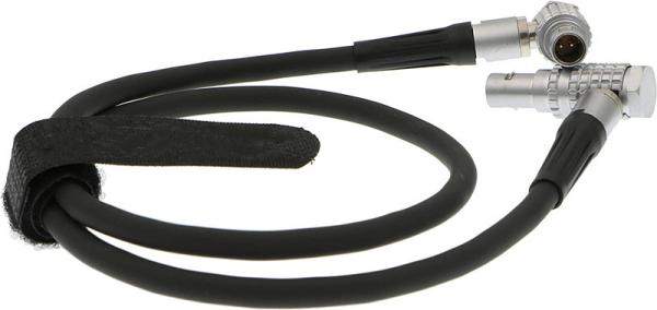 Right Angle Camera Power Cable Lemo 2 Pin To 2 Pin For ARRI Alexa
