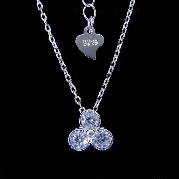 925 Silver Necklace New Jewellery Design Cute Blue Dolphin Shape Jewelry