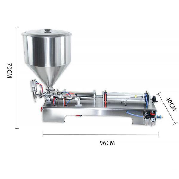 Semi Automatic Pneumatic Packaging Machine Filled With Honey Peanut Butter Ketchup Soy Sauce Jam Bottle