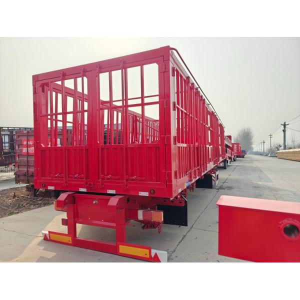 Jost/Fuwa Landing Gear 3 Axles Cargo Trailer Enclosed 12 Wheeler Side Wall Trailers