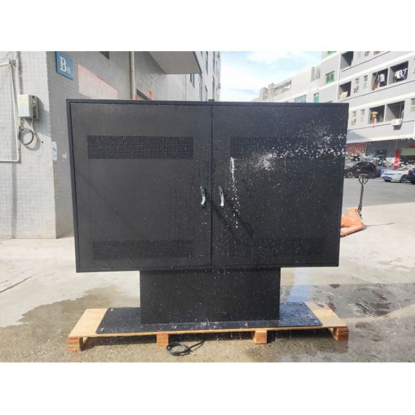 49-inch three-screen smart advertising outdoor electronic newspaper kiosk
