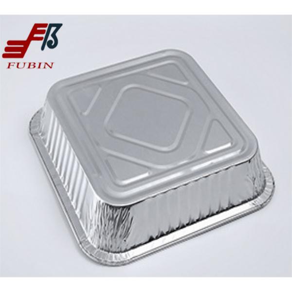 OEM Logo Square Aluminium Foil Tray