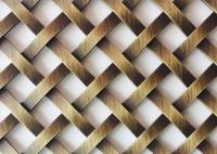 Tela de arame farpado de latão antigo para armários Porta, interior Tecido de arame