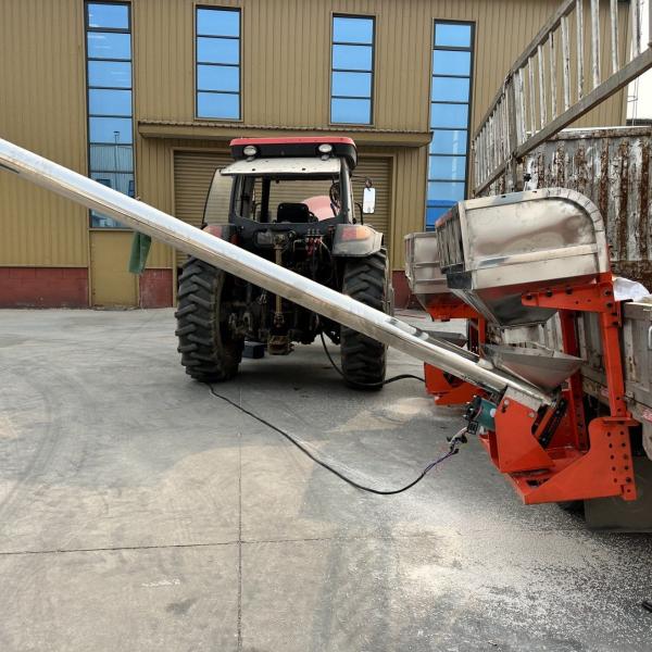 Electric Conveying Fertilizer Feeder Large Material Box Agricultural Machinery 140/168mm