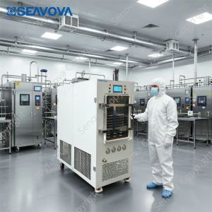 5Kg Pilot Scale Freeze Dryer 304SS Laboratory Lyophilizer For Biotechnology