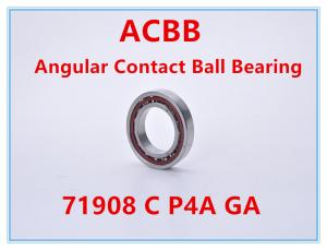 71908 rolamento de esferas angular do contato de C P4A GA