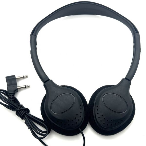 Dual PIN Airline Earphones Customize Disposable Aviation Earphones with Sound