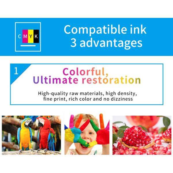 Анти- чернила пигмента искусства цвета 70ML оксидации CYMK