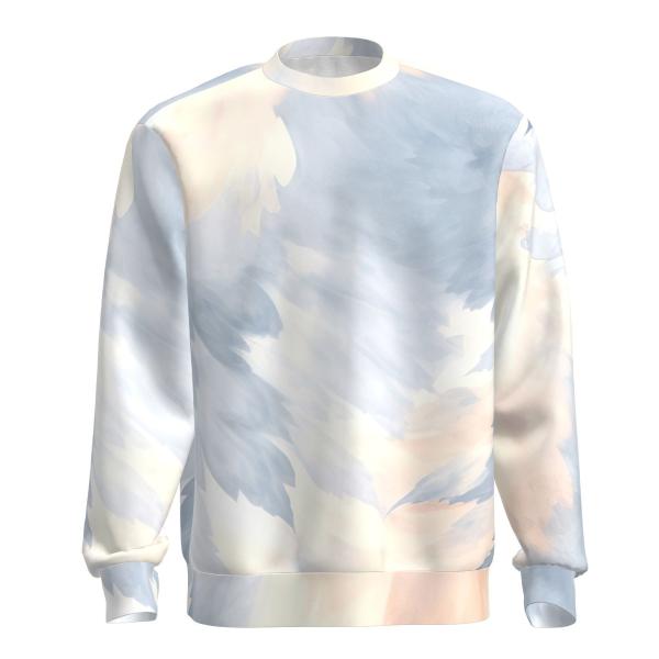 Digital Printing Hoodie Round Neck Sweatshirt Thermal Sublimation Custom DIY Hoodie