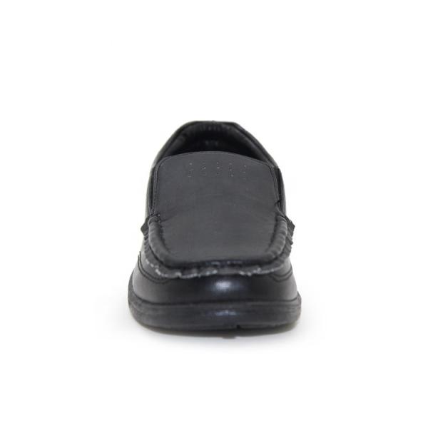 Hand Stitching OEM Children'S Leather School Shoes Easy Slip On And Off