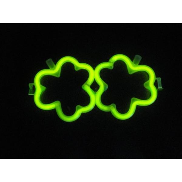 Event Celebration Party Supplies Non-Flammable 8 Inches Glow Stick Heart Shape Eyeglasses