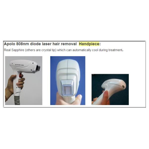 Multifunction Adjustable 25 - 400 ms Diode Laser 808nm Hair Removal Machine