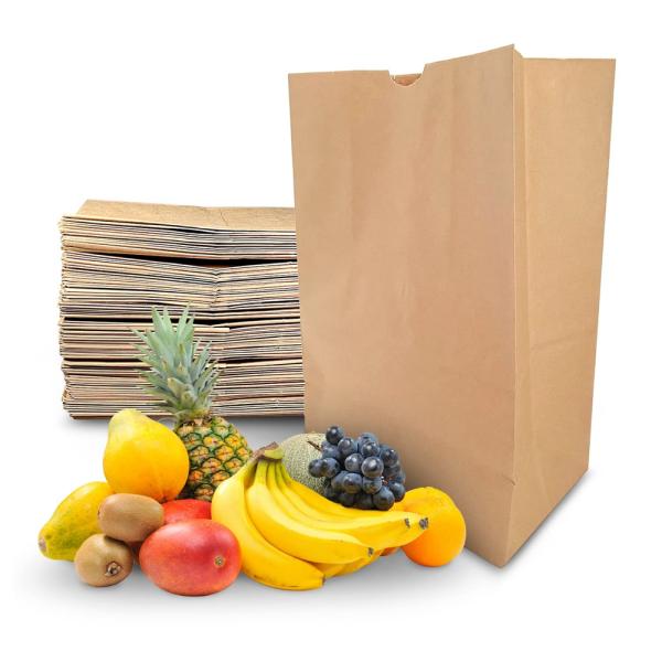 Экологически чистые свежие фрукты овощи упаковка Kraft Paper Bag с роскошным дизайном