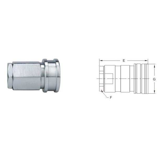 Химическая вода быстро - отключите гидравлическую сталь углерода гнезда для пара