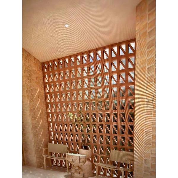 Air Block Wall Panels Interior Decoration Material Facade Tiles Perforated Red Bricks