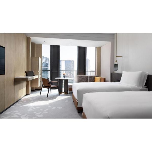 Intercontinental Hotels Group Entry Lux Style Bedroom Furniture Sets Wooden Fixed Furniture Decorations