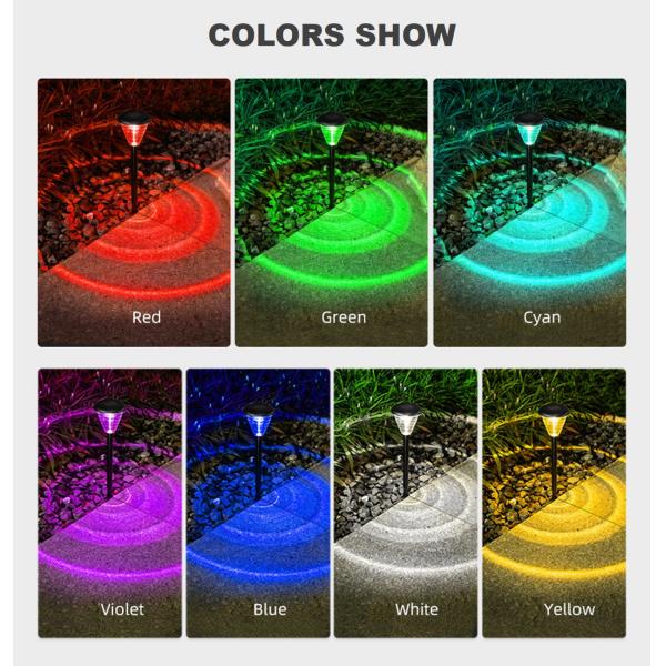 50000 Hours Lifespan LED Solar Garden Lawn Light Outdoor Courtyard Projection Landscape